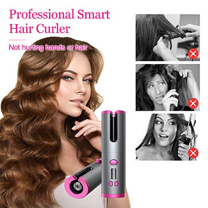 Cordless Automatic Hair Curler – Fast, Portable & Frizz-Free Curls