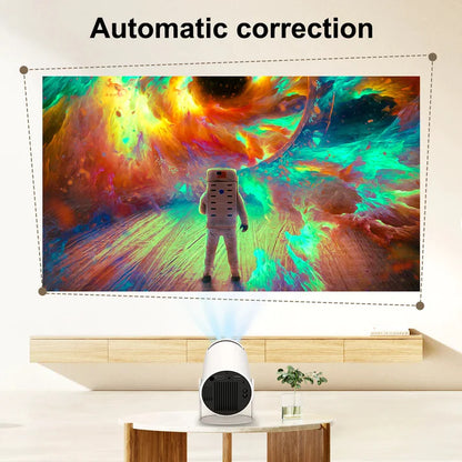 4K HD Smart Phone Projector with 200'' Screen | Android 11, Dual-Band Wi-Fi, Bluetooth 5.0 & Built-in Speakers