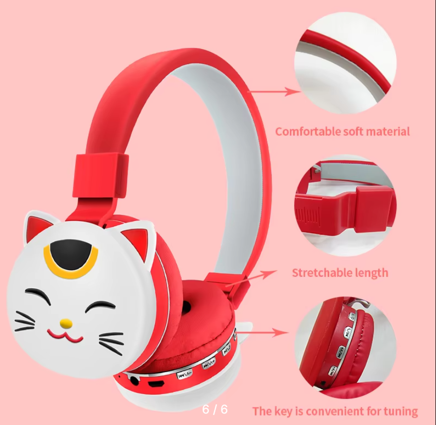 Cute Kitty Headphones